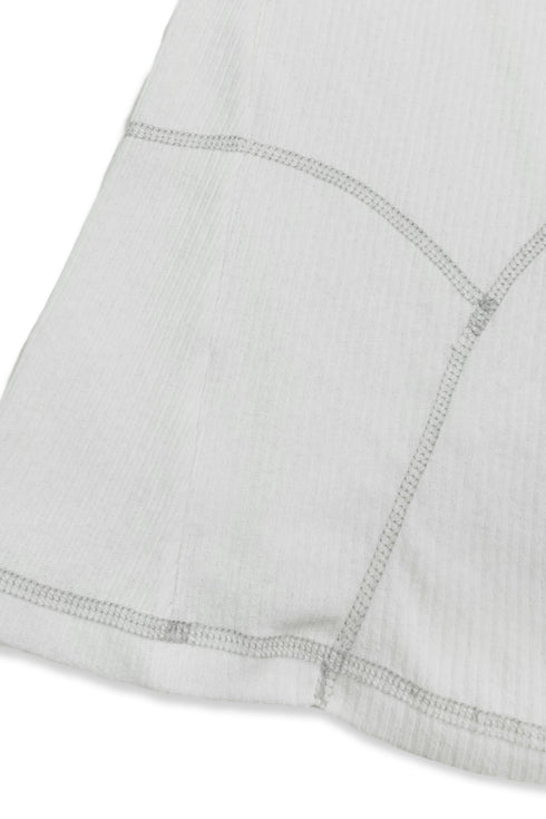 EXPOSED SEAMS TANK TOP -WHITE- *Last1