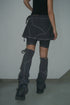 EXPOSED SEAMS ASYMMETRY LEG WARMERS