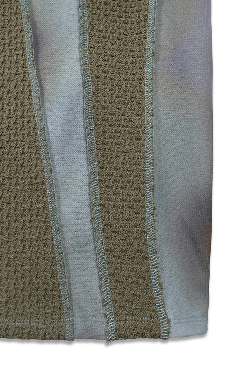 FLOWER SWITCHING TANK TOP -KHAKI- *Last1