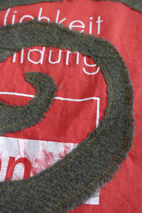 UPCYCLED SPIRAL TOTE BAG / One of a Kind