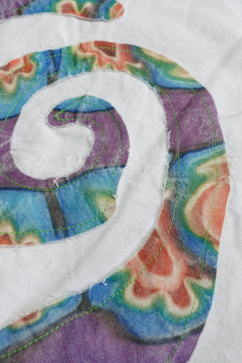 UPCYCLED SPIRAL TOTE BAG / One of a Kind