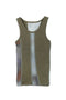 FLOWER SWITCHING TANK TOP -KHAKI- *Last1