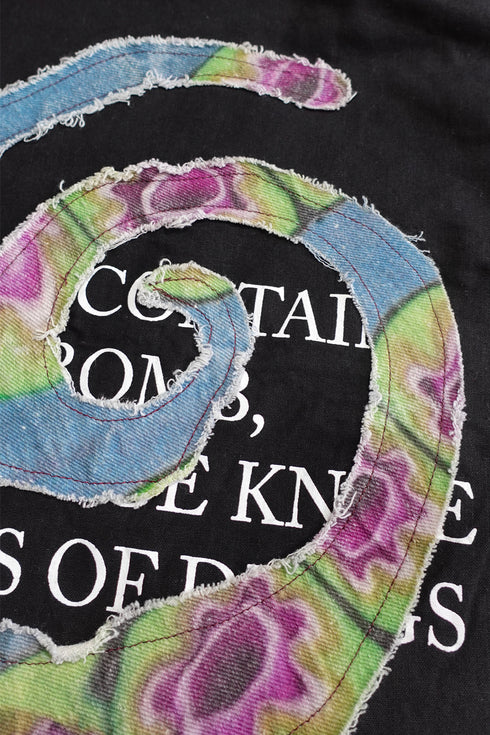 UPCYCLED SPIRAL TOTE BAG / One of a Kind