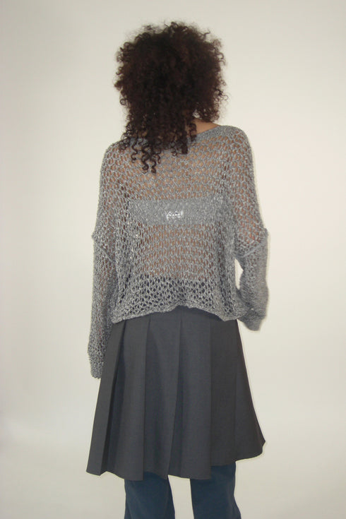 【RESTOCK】RAW MESH SUMMER KNIT TOPS *Last1