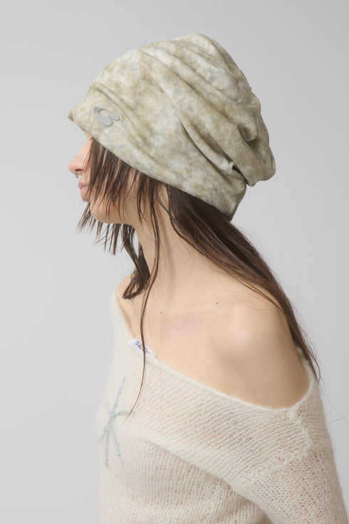 FAULT LINE BEANIE -BEIGE MIX-