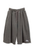 【PRE-ORDER】FEUERGOD × Cycle STAR ZIP-UP HALF PANTS -BROWN-