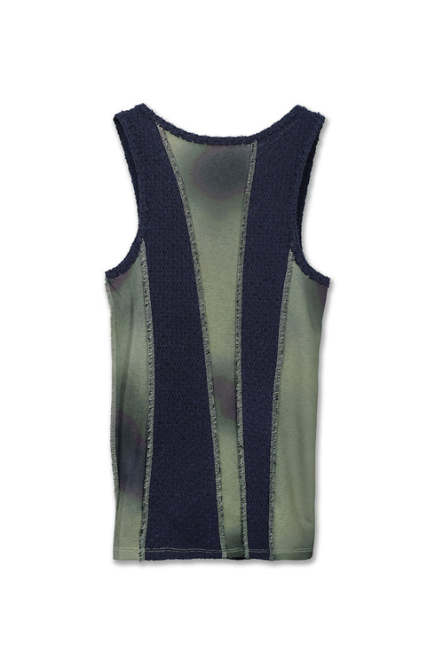 【RESTOCK】FLOWER SWITCHING TANK TOP -NAVY- *Last1