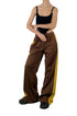 CYCLE LINE JERSEY PANTS -BROWN-