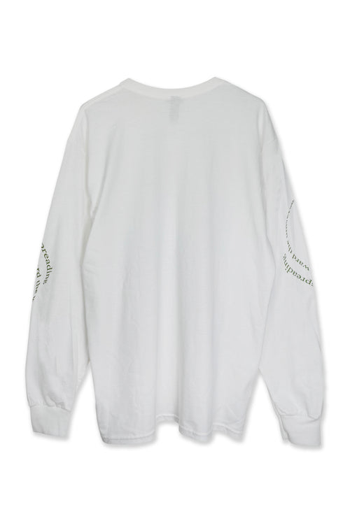 CIRCLE LONG SLEEVE TEE -WHITE- *Last1