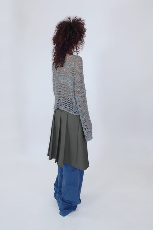 【RESTOCK】RAW MESH SUMMER KNIT TOPS *Last1