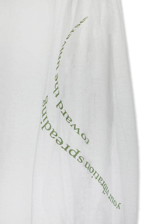 CIRCLE LONG SLEEVE TEE -WHITE- *Last1