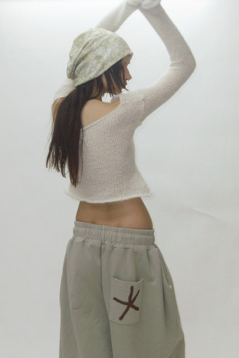 FAULT LINE BEANIE -BEIGE MIX-