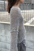 【RESTOCK】RAW MESH SUMMER KNIT TOPS *Last1