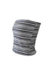 SUMMER KNIT BORDER TUBE TOP -BLACK MIX-