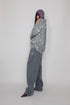 LOGO WASHED SWEAT PANTS -GRAYISH BLUE-