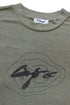 ECO FABRIC CIRCLE LOGO TEE -KHAKI-