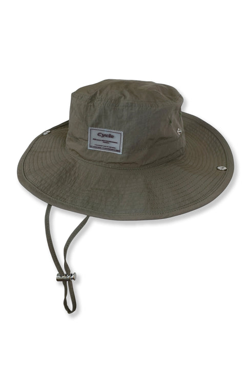 DRAW CODE SAFARI BUCKET HAT -KHAKI-