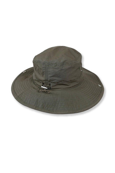 DRAW CODE SAFARI BUCKET HAT -KHAKI-