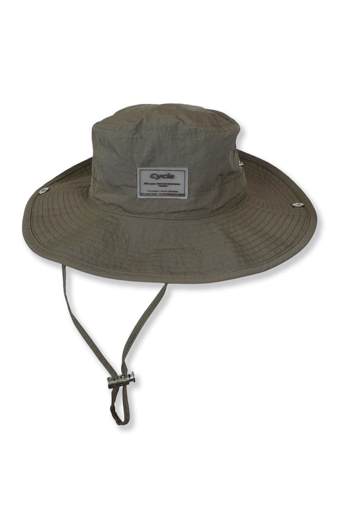 DRAW CODE SAFARI BUCKET HAT -KHAKI-