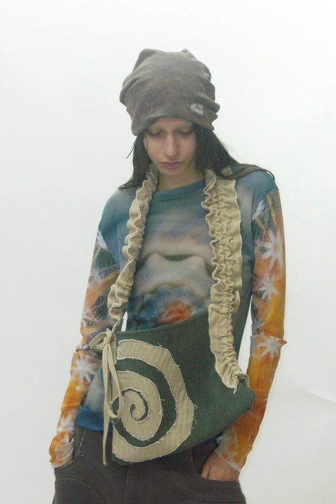 FAULT LINE BEANIE -BROWN MIX- *Last1
