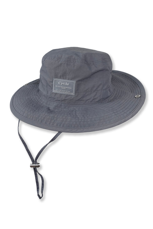 DRAW CODE SAFARI BUCKET HAT -COLD GRAY-