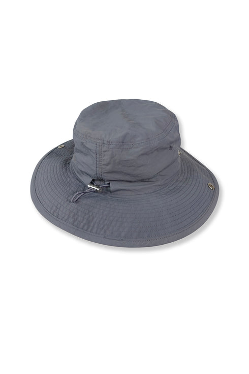 DRAW CODE SAFARI BUCKET HAT -COLD GRAY-