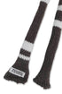 Merbeau × Cycle HANDMADE WIND SCARF -BROWN × SMORKY WHITE- *Last1