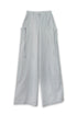 DRAW CODE SPIRAL BUTTON PANTS -ICE GRAY-