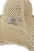 SUMMER STRAW TULIP HAT -SAND-