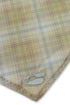 SHEER CHECK SCARF -YELLOW KHAKI-