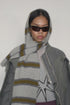【PRE-ORDER】MULTI STRIPE KNIT MUFFLER -GRAY MIX-