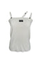 SPIRAL BUTTON THREE STRAP CAMISOLE -IVORY-