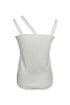 SPIRAL BUTTON THREE STRAP CAMISOLE -IVORY-