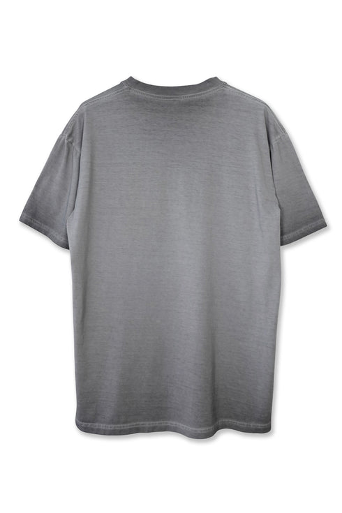 PAINTED SPIRAL WASHED TEE -CHARCOAL- *Last1