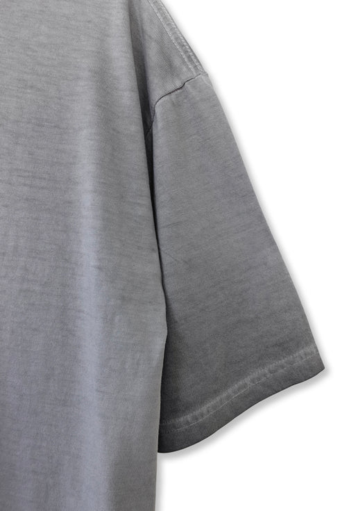 PAINTED SPIRAL WASHED TEE -CHARCOAL- *Last1