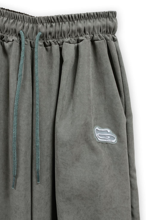 FADED STACK TUCK PANTS -KHAKI-
