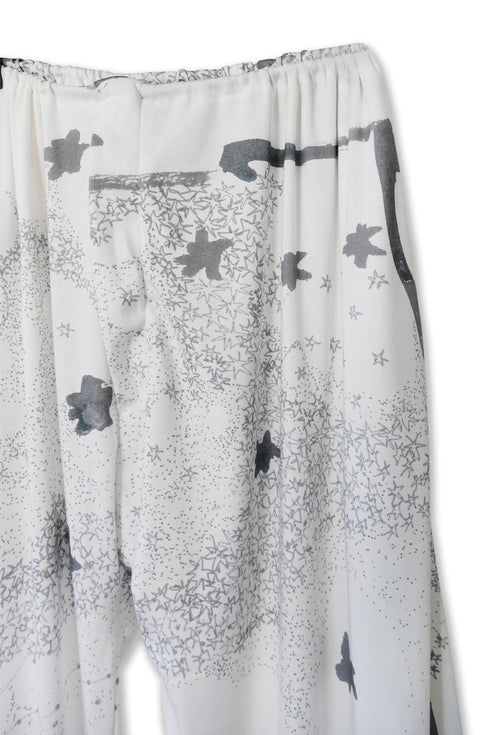 Mayte × Cycle DRAWING PANTS "starsstarsstars"