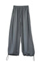 【RESTOCK】NYLON WIDE RIVET PANTS -SLATE CHARCOAL-