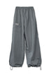 【RESTOCK】NYLON WIDE RIVET PANTS -SLATE CHARCOAL-