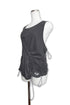 WAVE RUCHE DRAWCORD TANK -CHARCOAL-