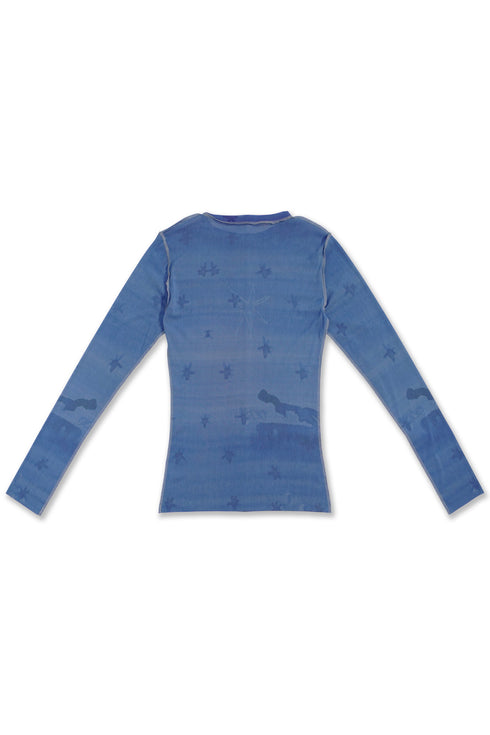 Mayte × Cycle SECOND SKIN TOPS "sky"