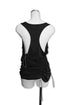 WAVE RUCHE DRAWCORD TANK -BLACK-