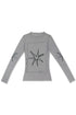 Mayte × Cycle ECHO STAR SECOND SKIN TOPS -GRAY-