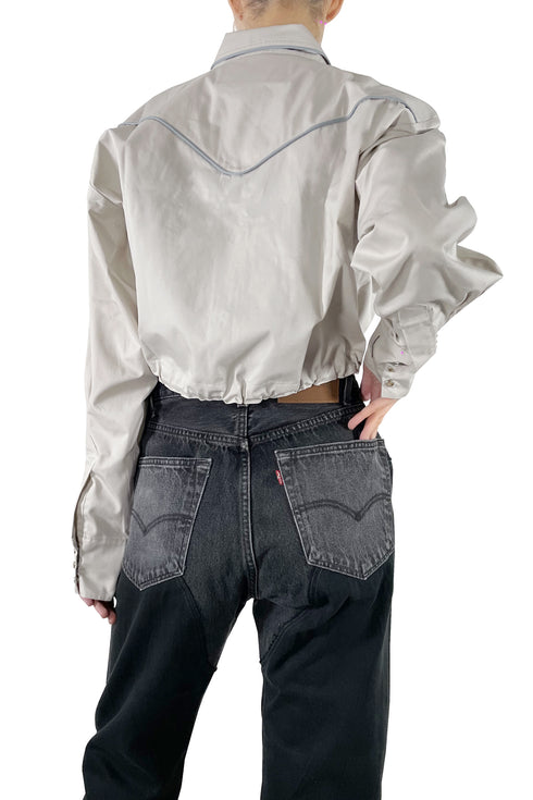 【RESTOCK】WESTERN COWBOY SHIRT -GRAY- *Last1