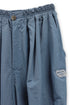 NYLON TUCK STITCH PANTS -STEEL BLUE-