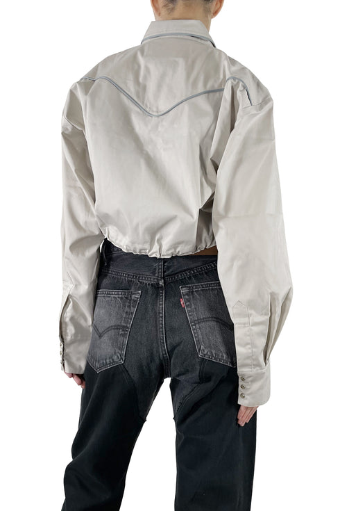 【RESTOCK】WESTERN COWBOY SHIRT -GRAY- *Last1