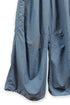 NYLON TUCK STITCH PANTS -STEEL BLUE-