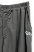 NYLON TUCK STITCH PANTS -CHARCOAL-