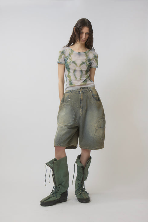 ACERO × Cycle SECOND SKIN BABY TEE -Amor Algarum- *Last1