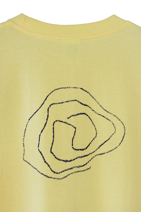 VIBRATION CIRCLE TEE -LEMON YELLOW-